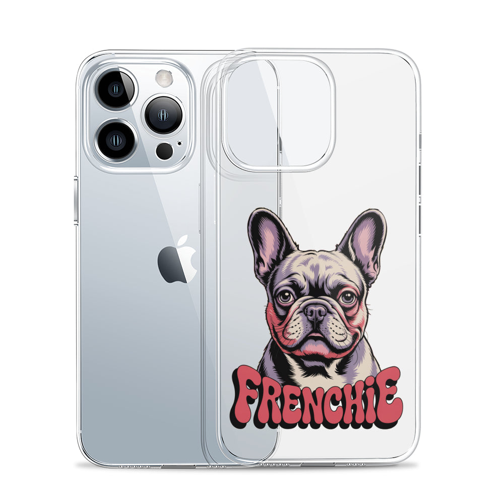French Bulldog Ace Clear Silicone Phone Case For Iphone, Samsung &