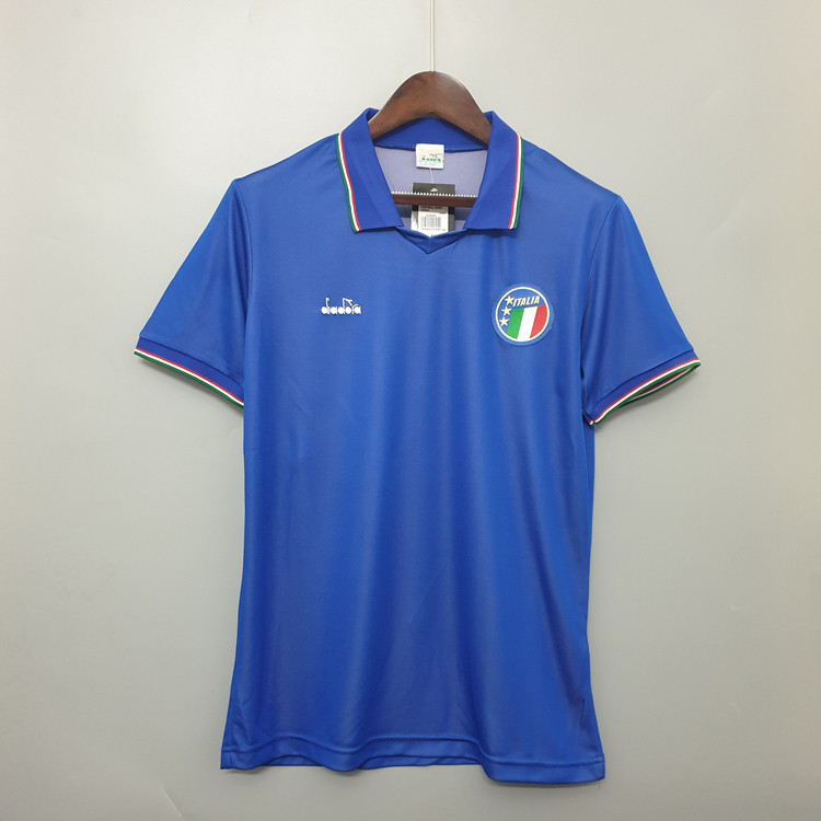 Premium 1990 Italy Home Retro Shirt - Official Replica 3722