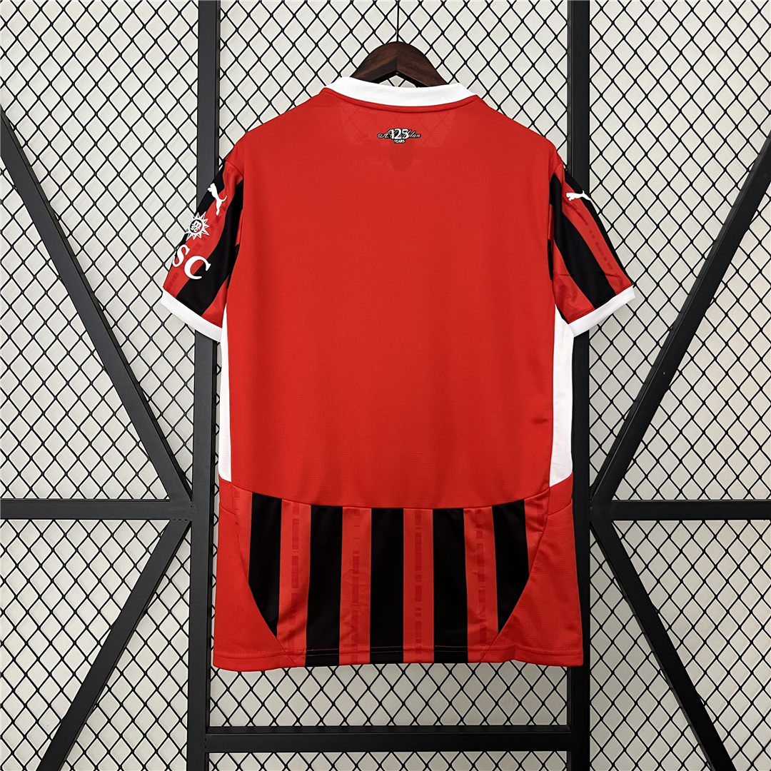 Professional High Quality Official AC Milan 2425 Home Shirt