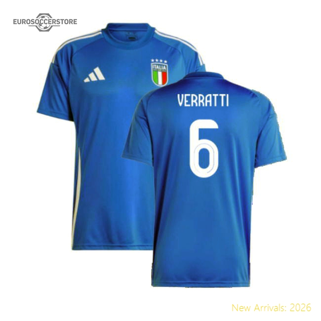 Italy 2024 Home Jersey Shirt Football Fan Apparel For Football Game Day For Football Fans