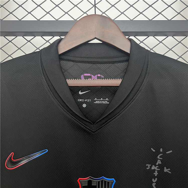 Breathable Barca 2425 Barcelona X Travis Scott Away Football Shirt
