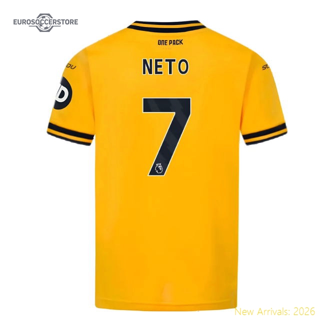 Soft Kids Football Team Neto Jersey 2024-2025 Easy-care