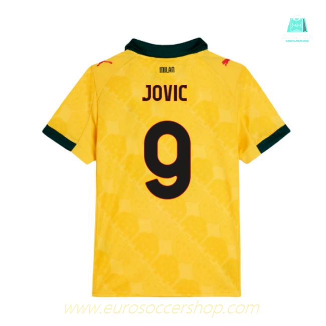 2025-2026 AC Milan Third Shirt (Kids) (Jovic 9)