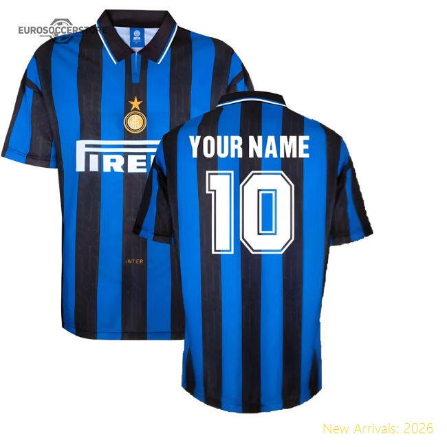 Top-Quality Premium 1996 Inter Milan Home Shirt (Your Name)