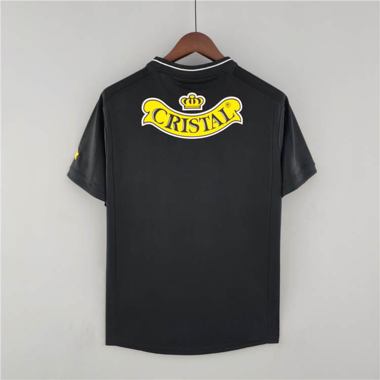 Colo-Colo Retro Soccer Jersey 0001 Black Away Football Shirt -