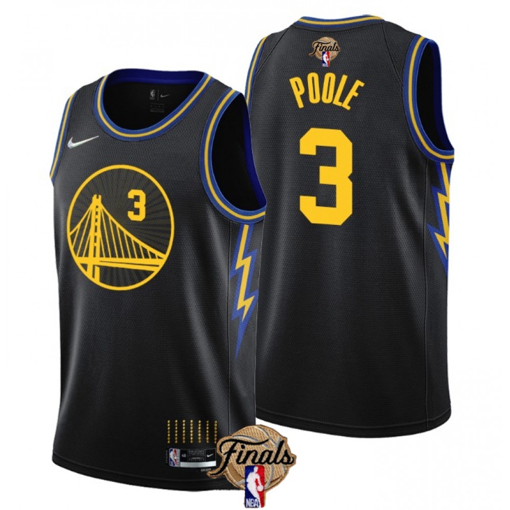 Premium 3 Golden State Warriors Black Jersey - - Fan Favorite