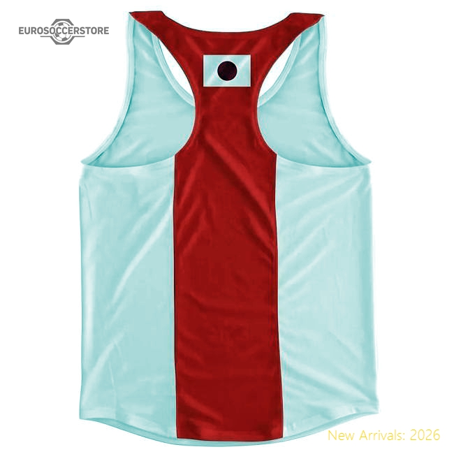 Superior Blue Samurai Flag Running Vest - World Cup Edition