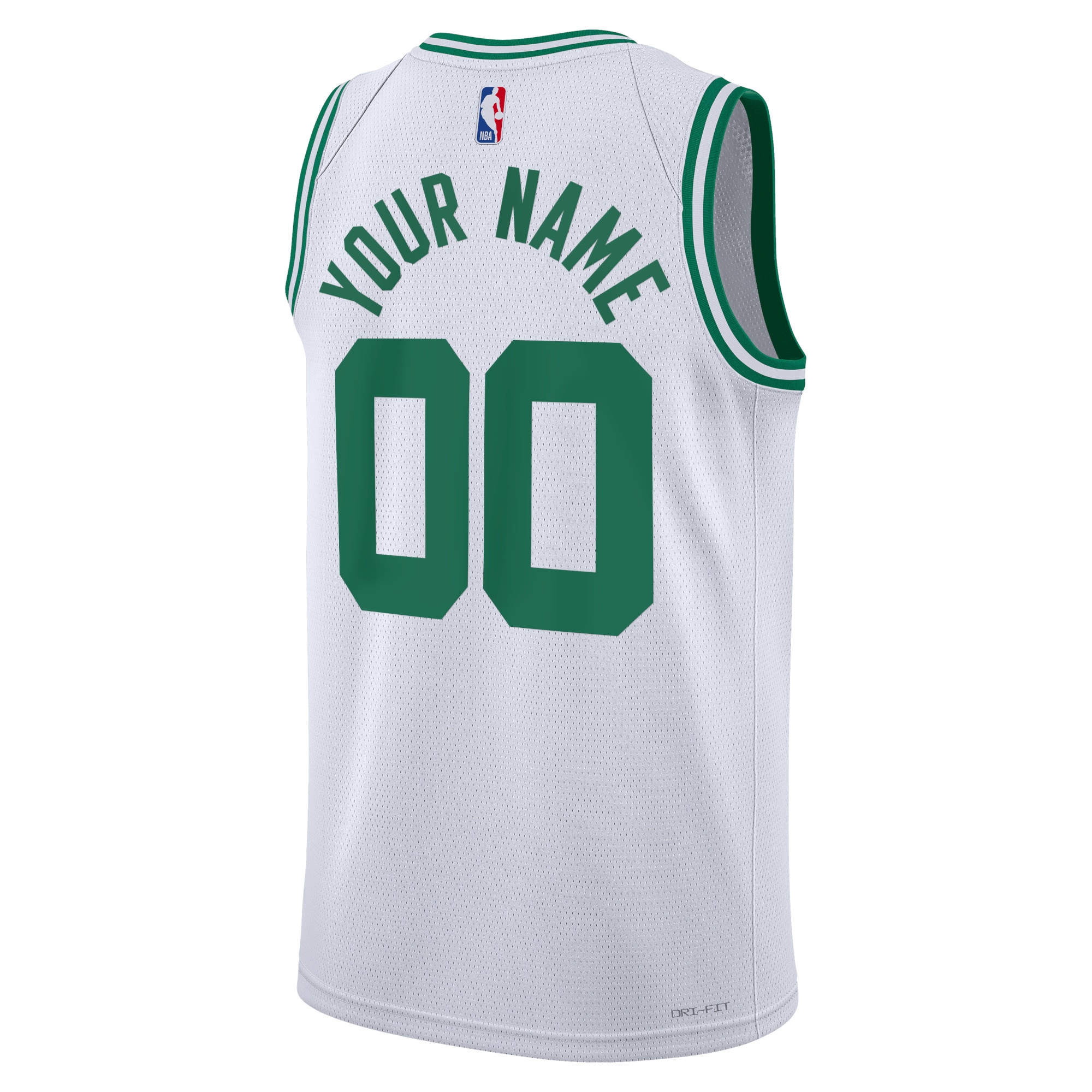 [LK] Boston Celtics Unisex Swingman Custom Jersey White - Association Edition