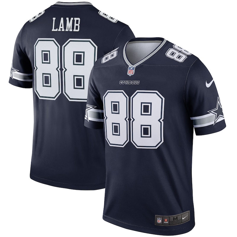 None CeeDee Lamb Team Captain DAL Cowboys High-Quality Jersey