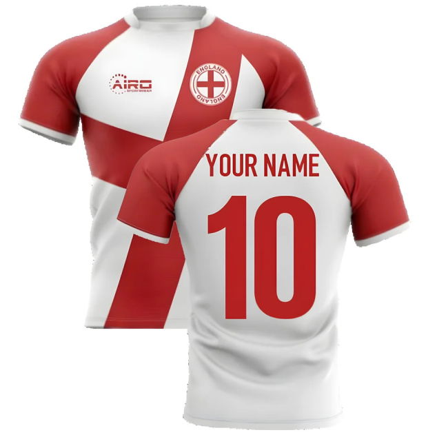 2025-2026 England Flag Concept Rugby Shirt (Your Name)