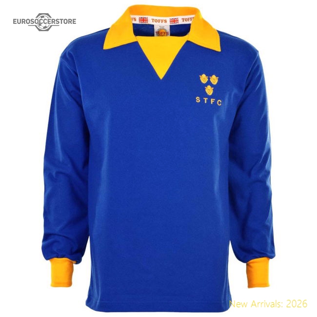 Authentic Shrewsbury Town 1970 -1977 Retro Football Shirt - Premium