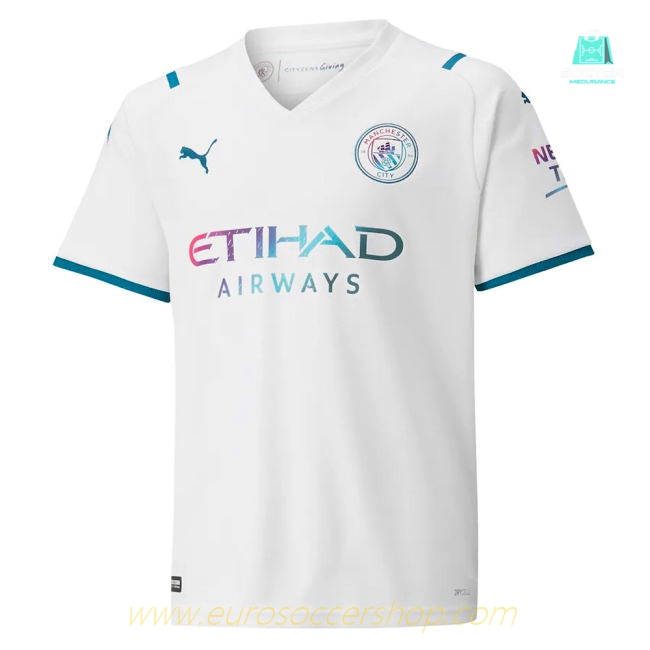 2021-2022 Man City Away Shirt (Kids)