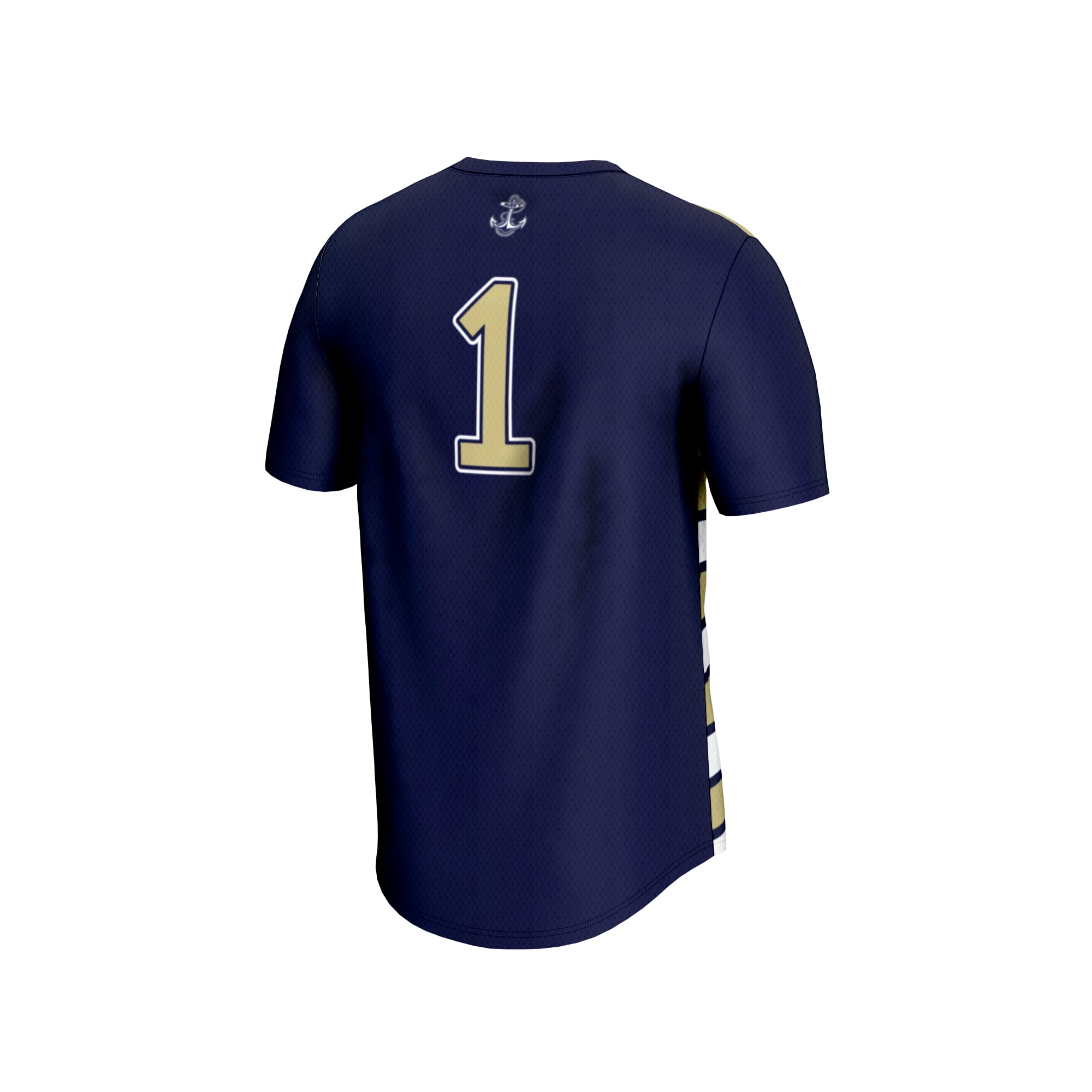 #1 Navy Midshipmen GameDay Greats Unisex Lightweight Soccer Fashion Jersey - Navy