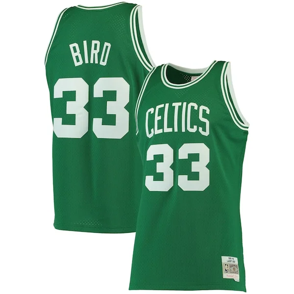 Larry Bird BOS Swingman Jersey - stylish Basketball - Green athletic