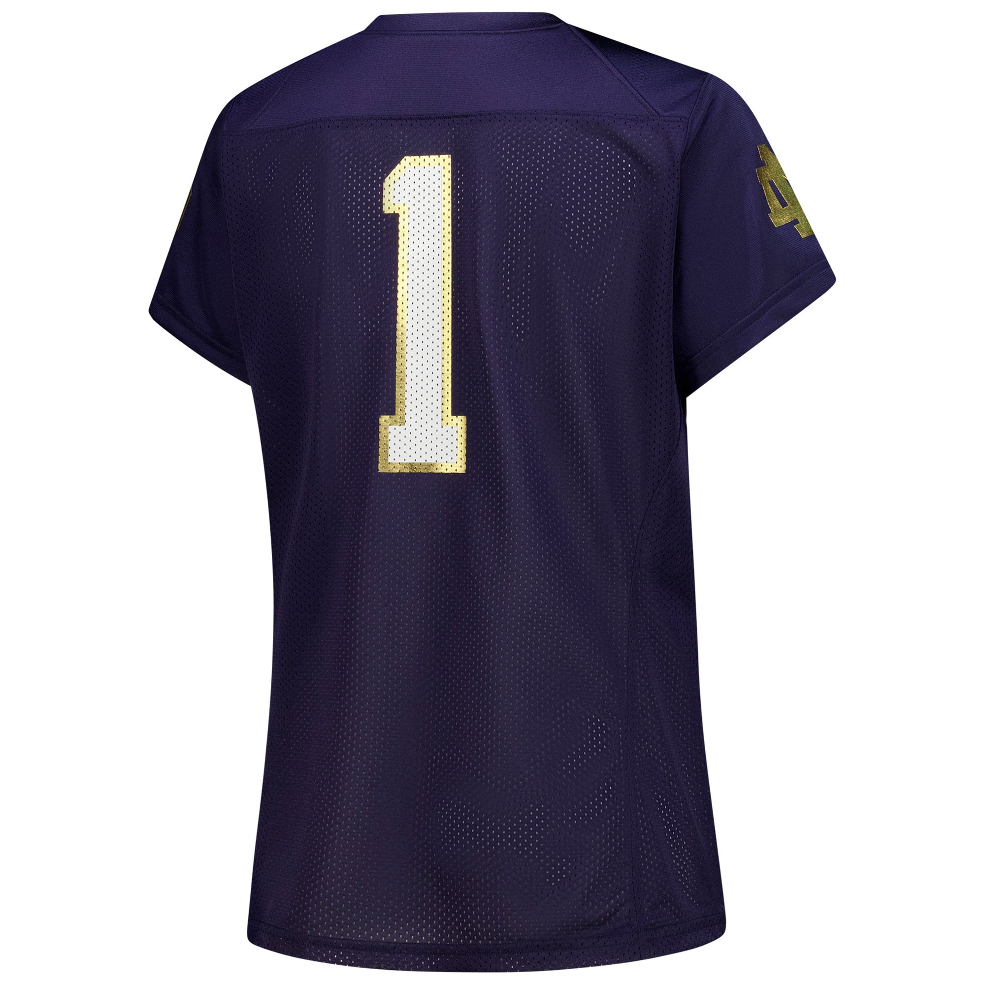 [NJP] Notre Dame Fighting Irish Women's #1 Replica Football Jersey - Navy