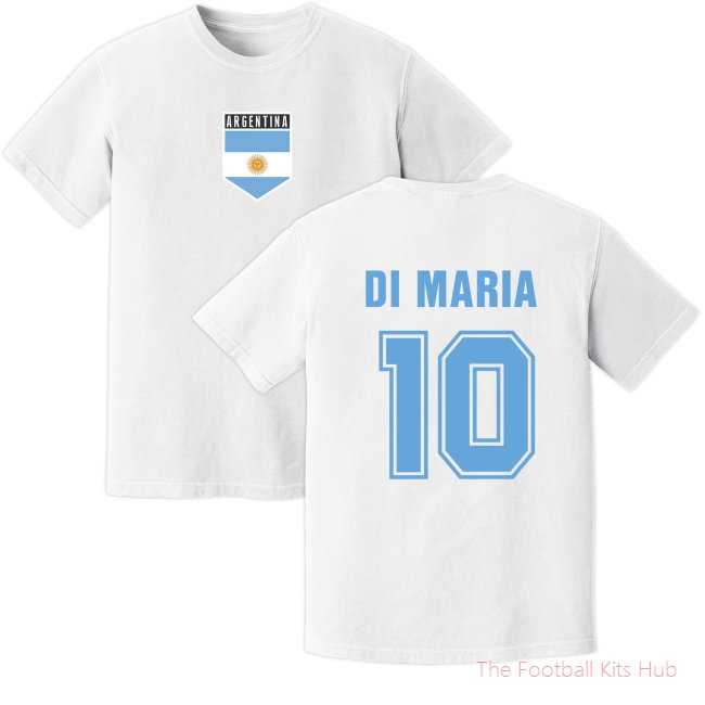 Di Maria Argentina Training Jersey (White)
