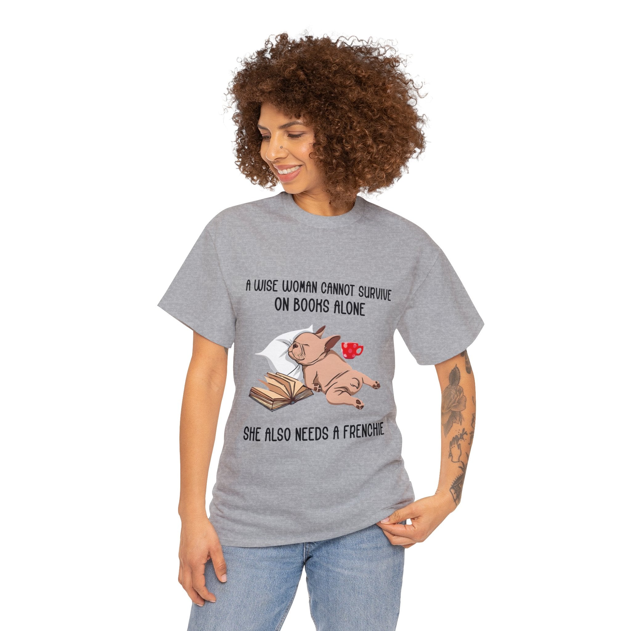 Frenchie-Fan Premium Wise Woman - Unisex Tshirt for Everyday Wear