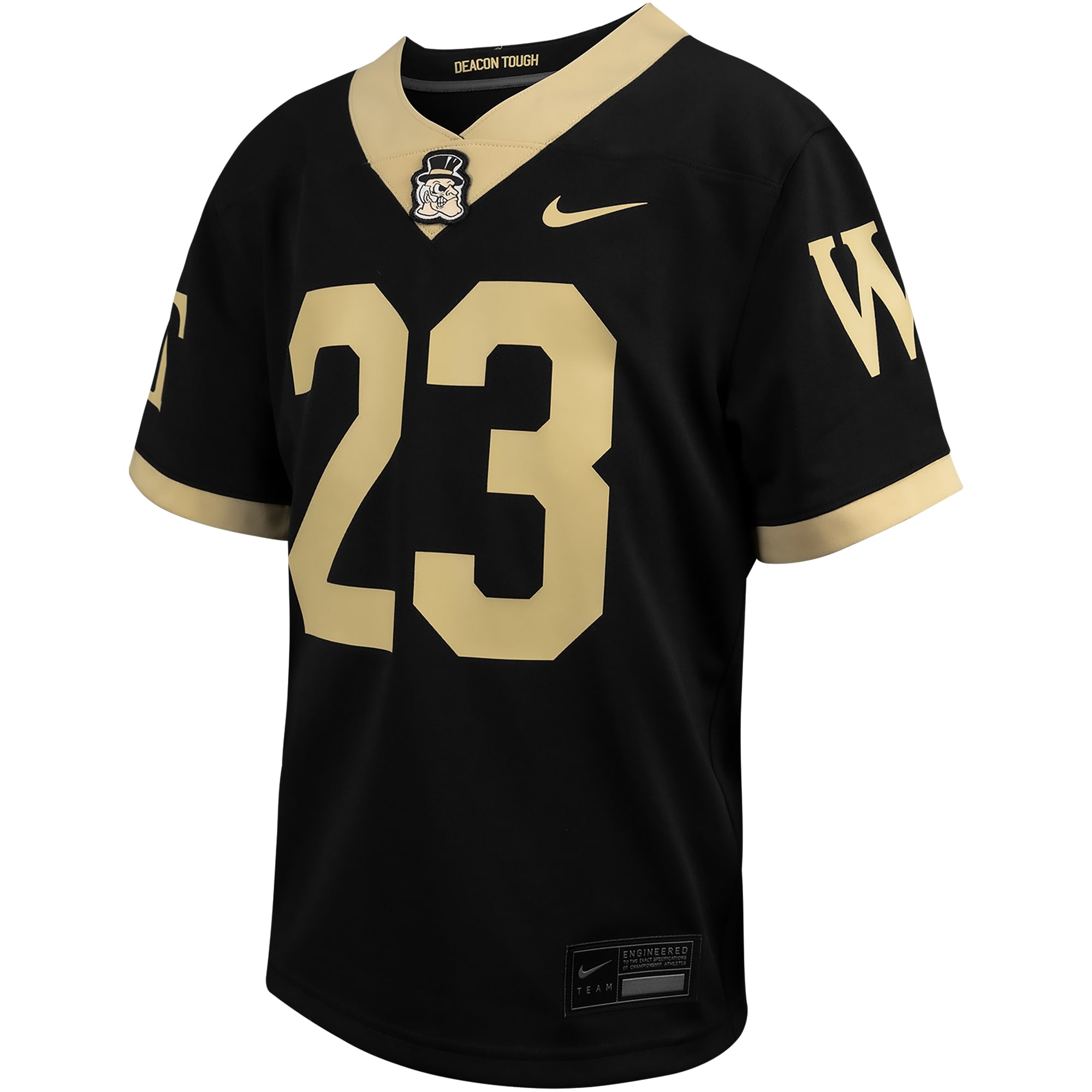 [DDG] Wake Forest Demon Deacons Youth Untouchable Replica Game Jersey - Black
