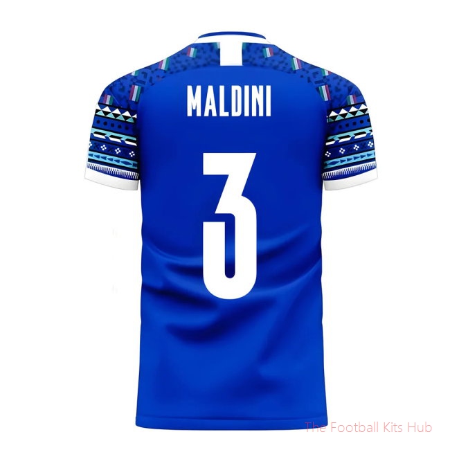Italy 2025-2026 Home Concept Football Kit (Libero) (MALDINI 3)