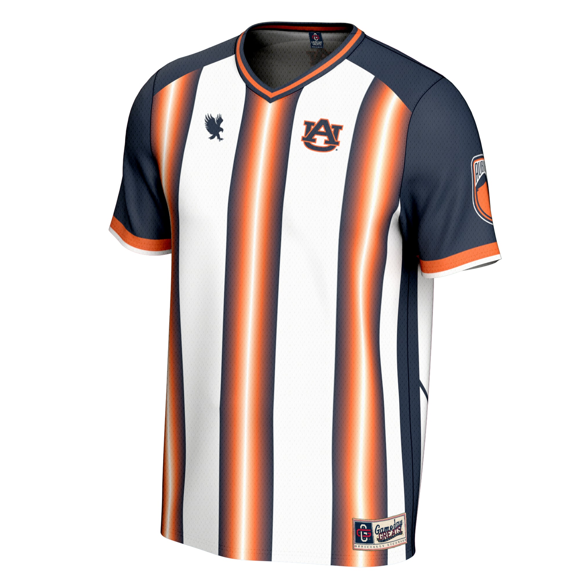 [LK] Auburn Tigers GameDay Greats Unisex War Eagle Commemorative Fashion Soccer Jersey - White