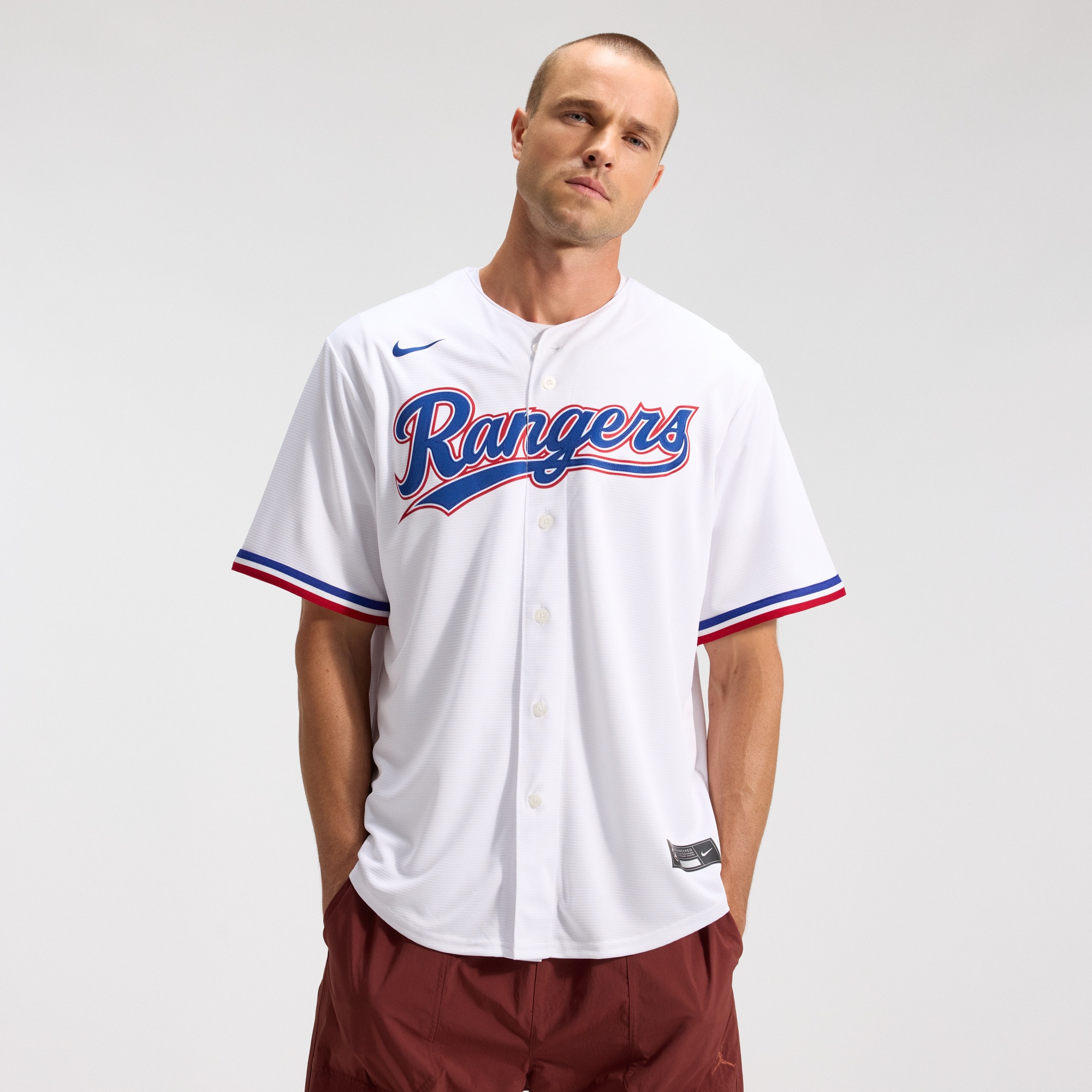 [LK] Texas Rangers Home Replica Team Jersey - White