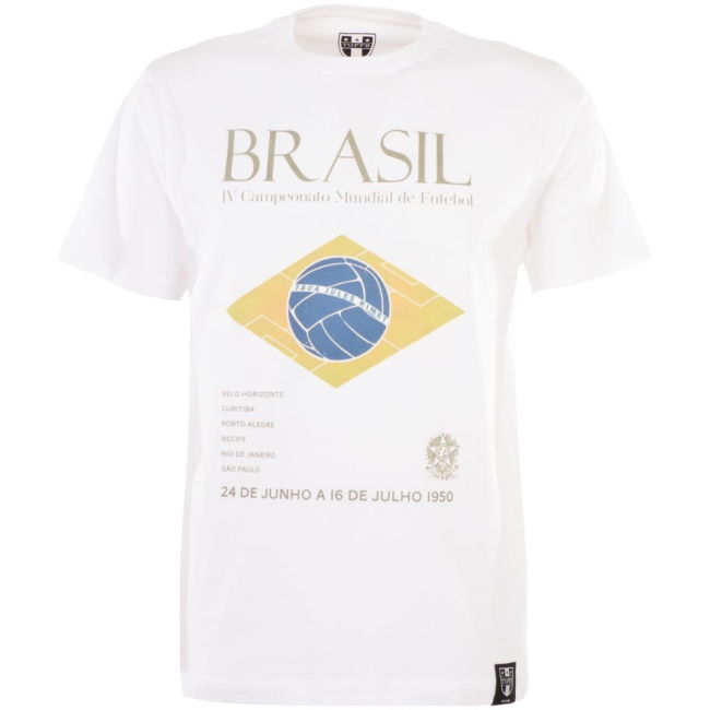 Player Pennarello: World Cup - Brazil 1950 T-Shirt - White