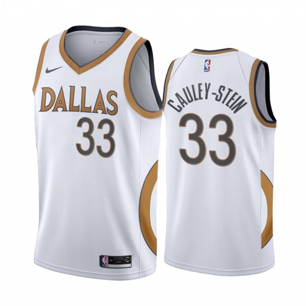 Dallas Mavericks 33 White Jersey City Edition - Fan Favorite
