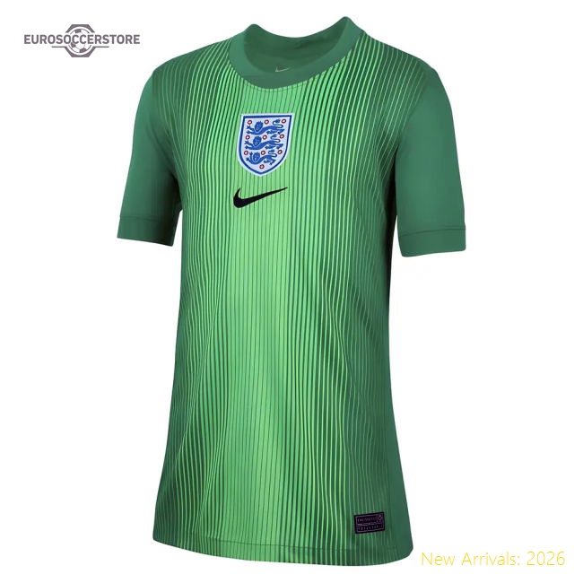 2025-2026 England WEC Goalkeeper Shirt (Green) - Kids