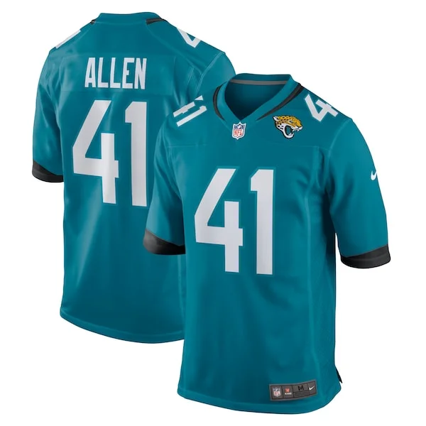 None Josh Allen Game Jersey - Teal | NFL Player Jersey | NFL Football