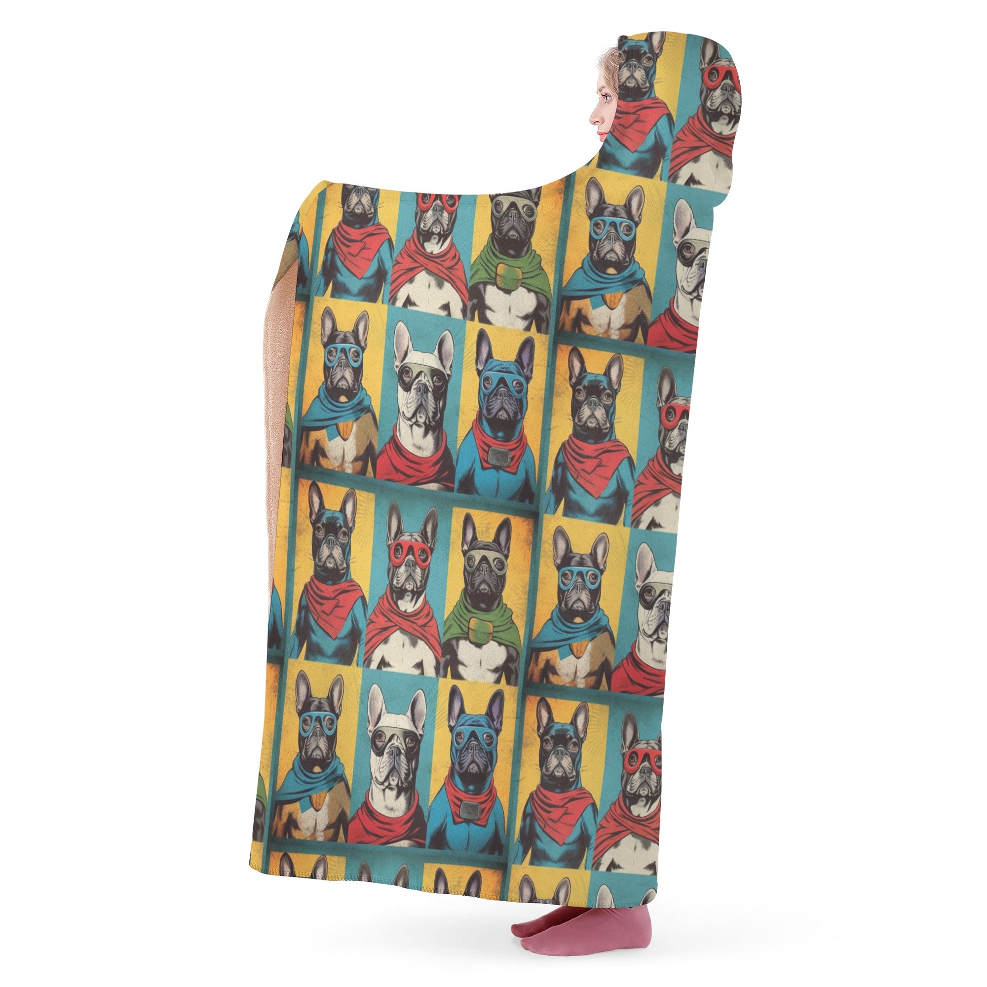 Street-Ready Minimal-Aesthetic The Mask - Hooded Blanket as a Gift