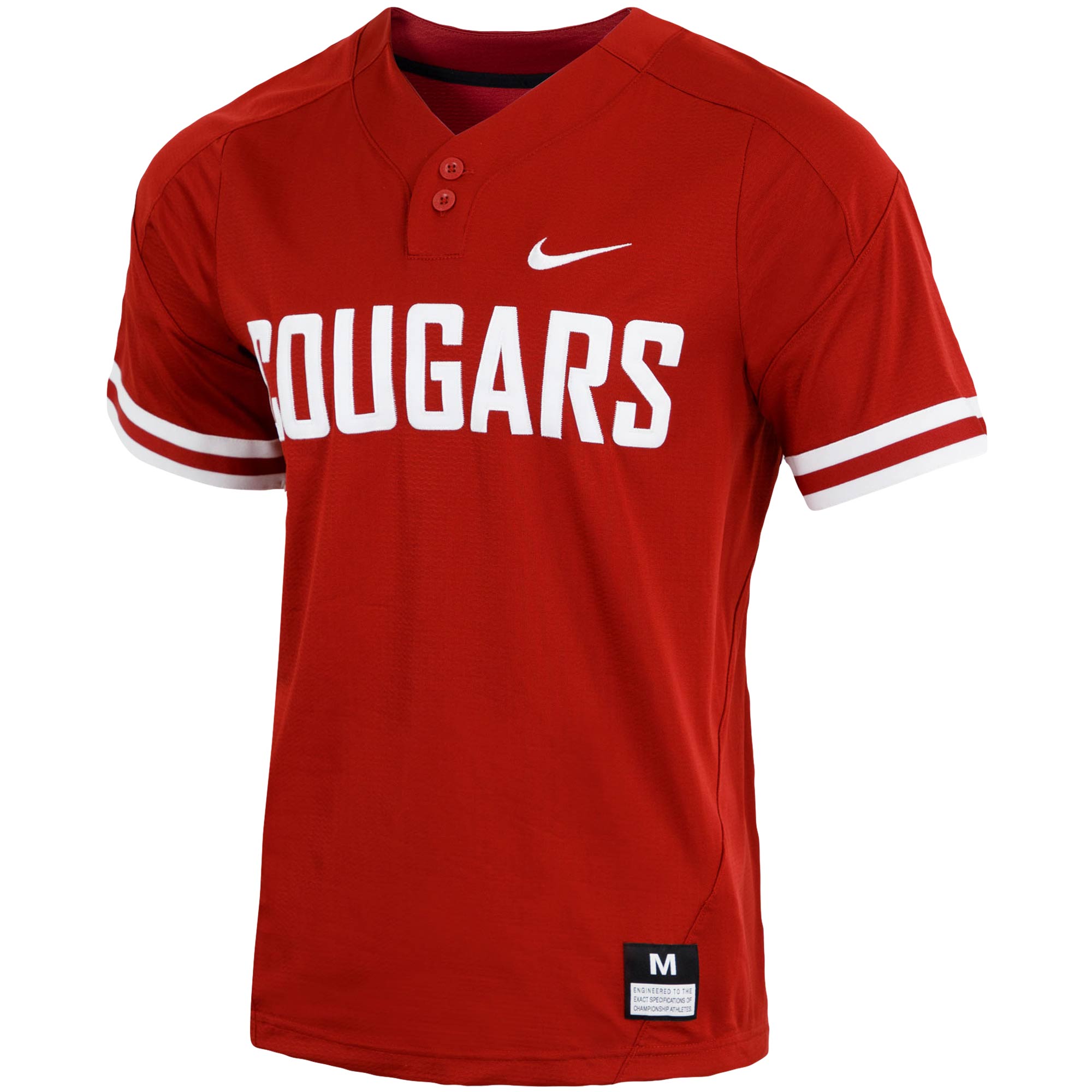 [DDG] Washington State Cougars Replica Vapor Elite Two-Button Baseball Jersey - Crimson