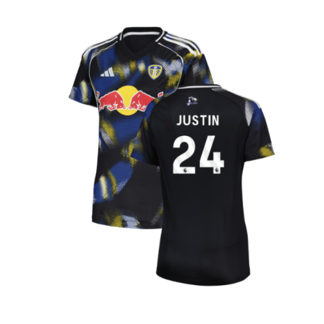Ultra Comfort Leeds Leeds United Third Shirt Womens Justin #24 202...