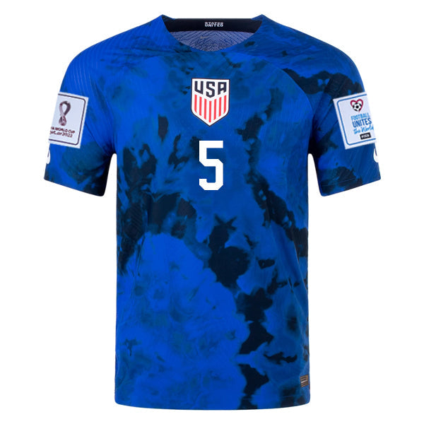 USA 2022-2023 FIFA World Cup Away Soccer Jersey –  Match Day Version S