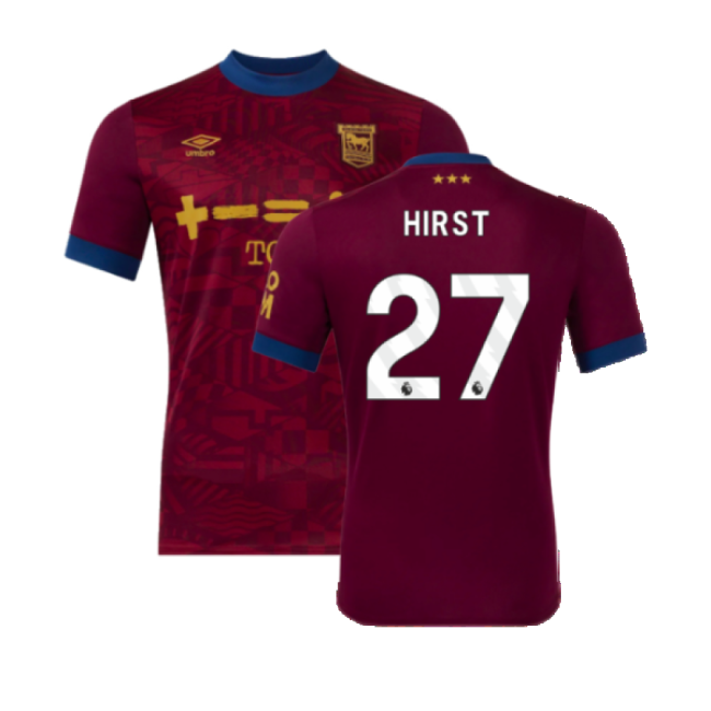 replica 2024-2025 Ipswich Town Away Shirt (Kids) (Hirst 27)