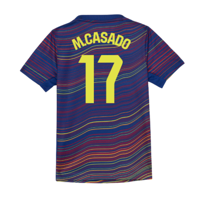 2025-2026 Barca Barcelona Academy Pro Pre Match Elite Shirt (Blue 47