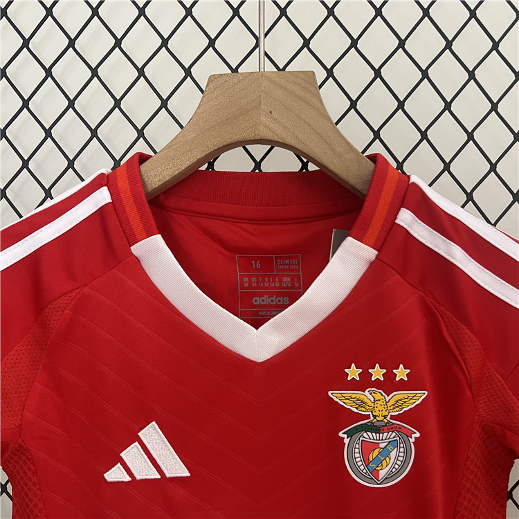Kids Benfica 2425 Home Football Kit ShirtShorts - Official Replica