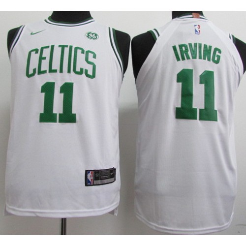 Premium BOS #11 Kyrie Irving 2024 Icon NBA Swingman Jersey White -