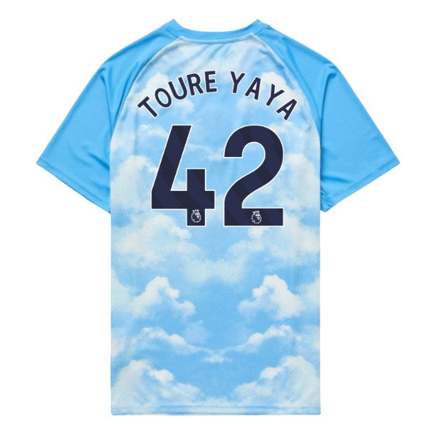 [LLS] 2026-2027 Man City Warm Up Jersey (Icy Blue) (Toure Yaya 42)