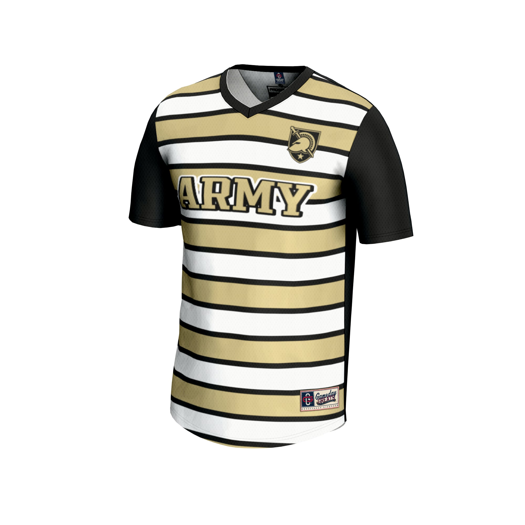 #1 Army Black Knights GameDay Greats Youth Lightweight Soccer Fashion Jersey - Black