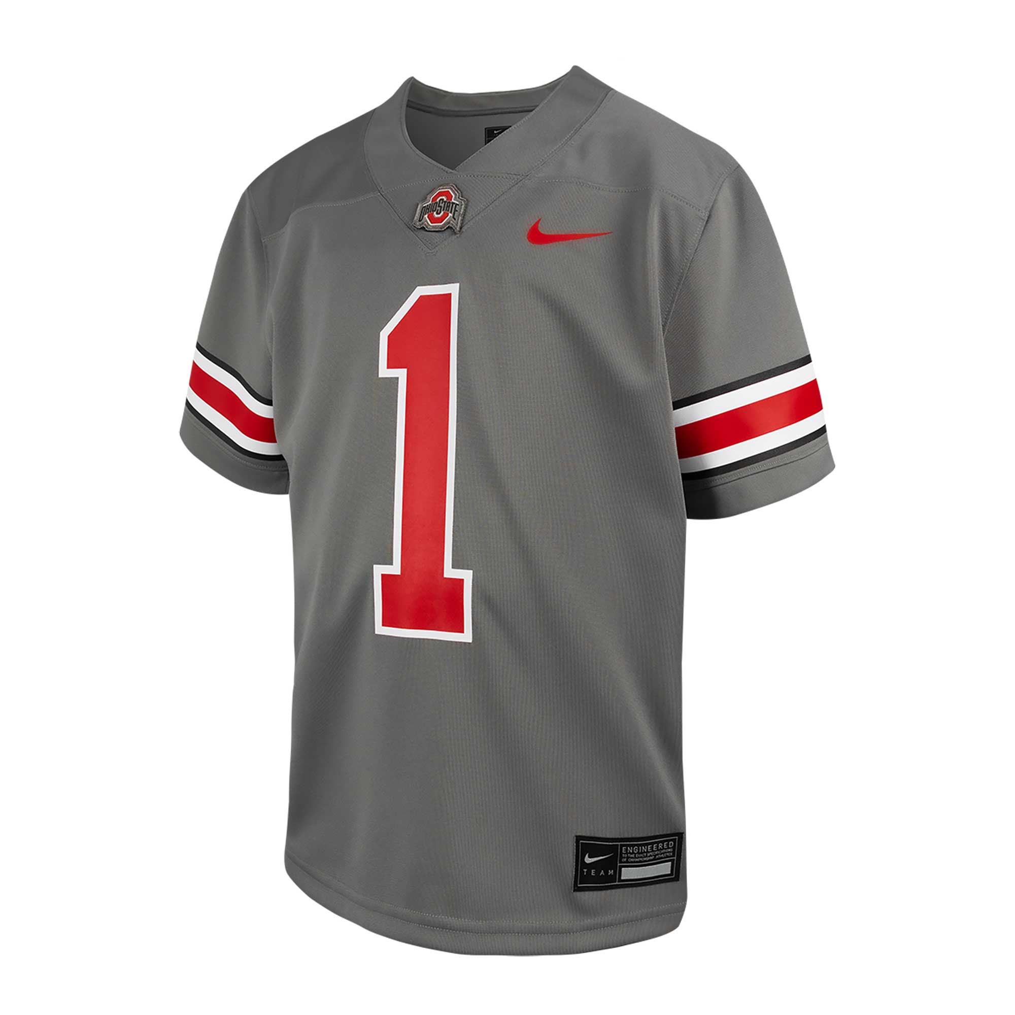 #1 Ohio State Buckeyes Toddler Alternate Untouchable Replica Football Jersey - Steel