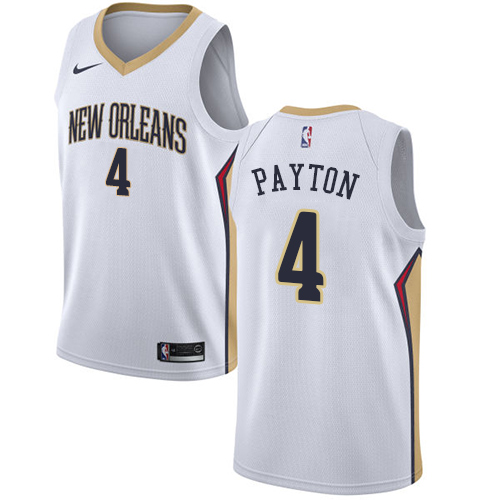 White NOP Orleans Pelicans #4 Nike Retro Jersey Premium Quality