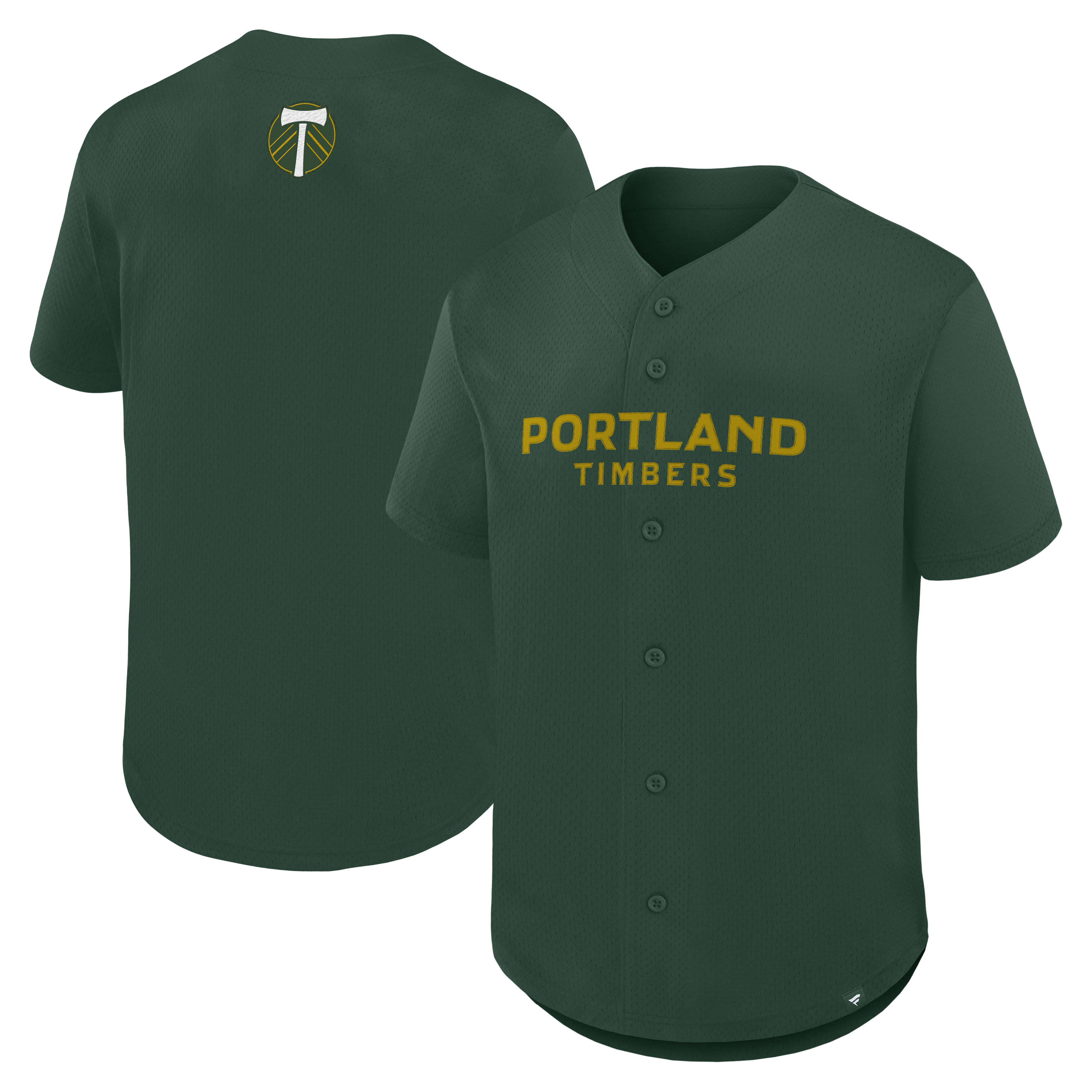 [LK] Women's Portland Timbers Maximum Intensity Button-Up Jersey? - Green