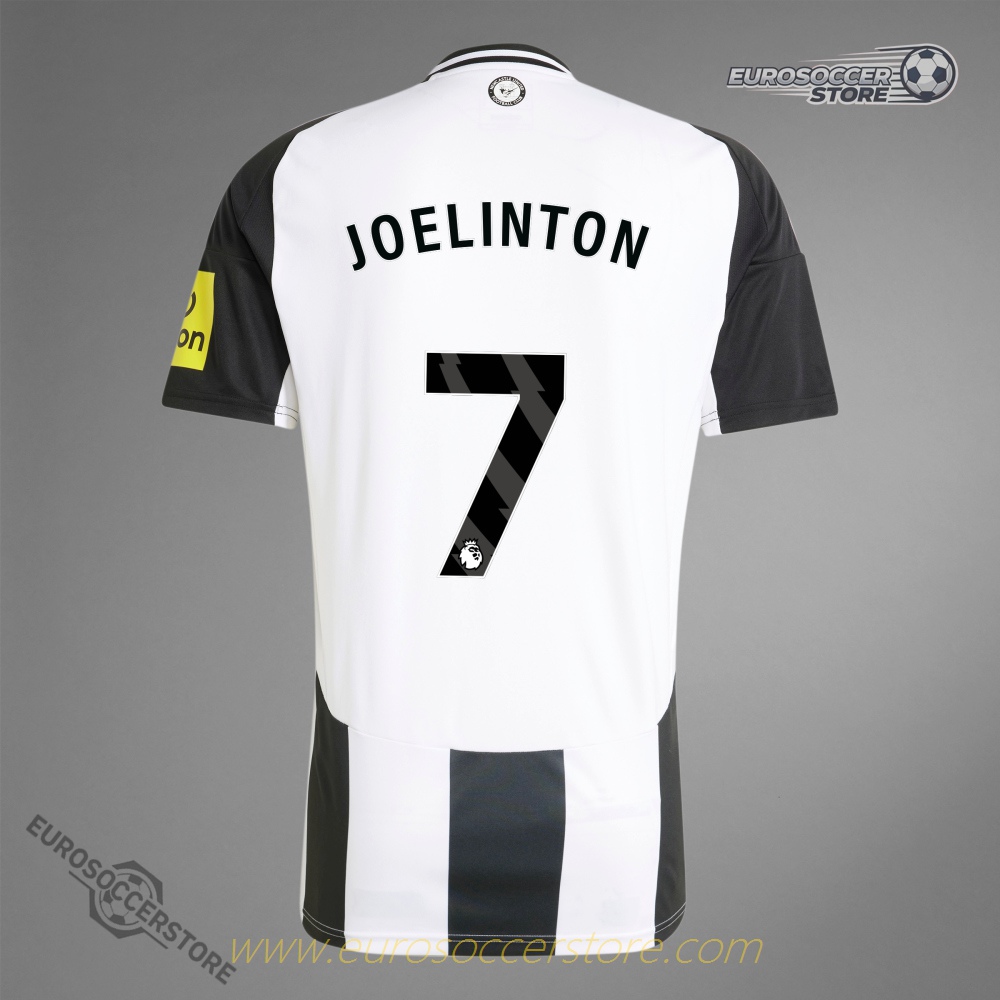Newcastle United's JOELINTON 7 Home Jersey for the 24-25 season.