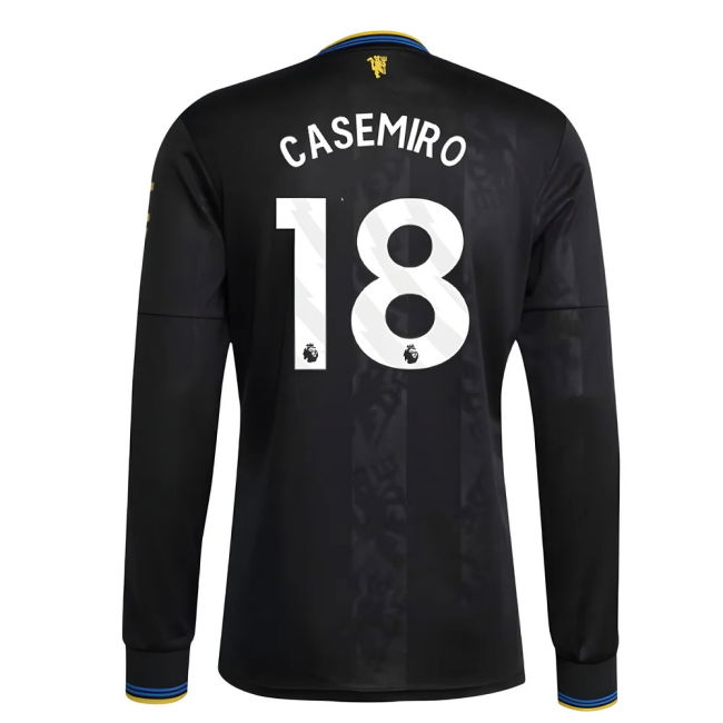 2025-20 Man Utd Third Soccer Jersey Casemiro 18 L M S