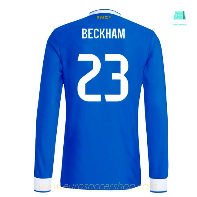 2025-2026 Real Madrid Authentic Long Sleeve Third Shirt (Beckham 23)