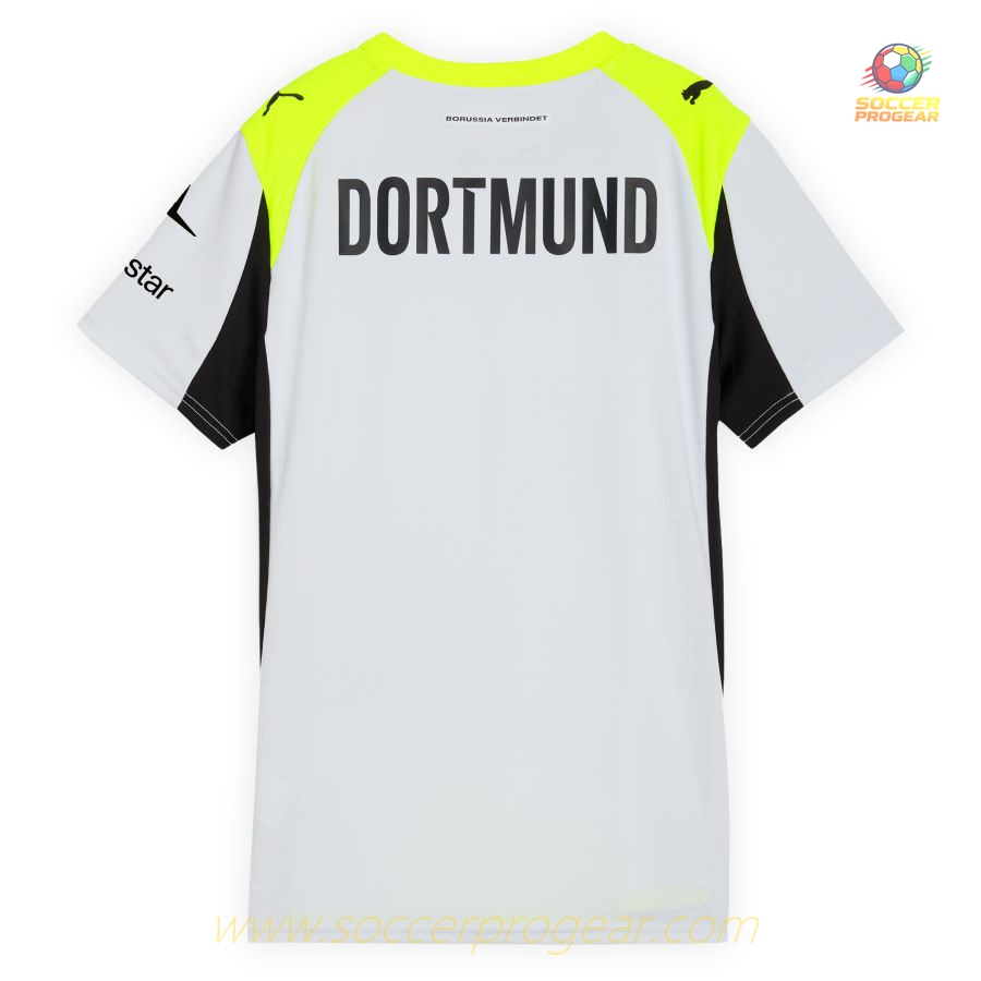 Football Soccer Jersey BVB Dortmund Away 2025-2026 Season Ladies