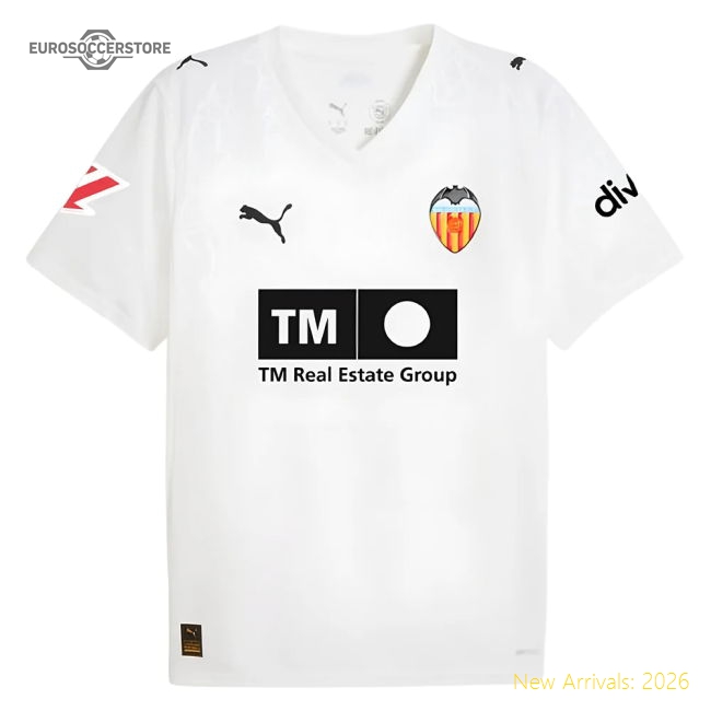 2025-2026 Valencia Home Shirt (Kids) (Your Name)