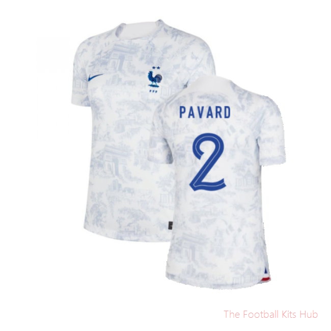2022-2023 France Away Shirt (Ladies) (Pavard 2)