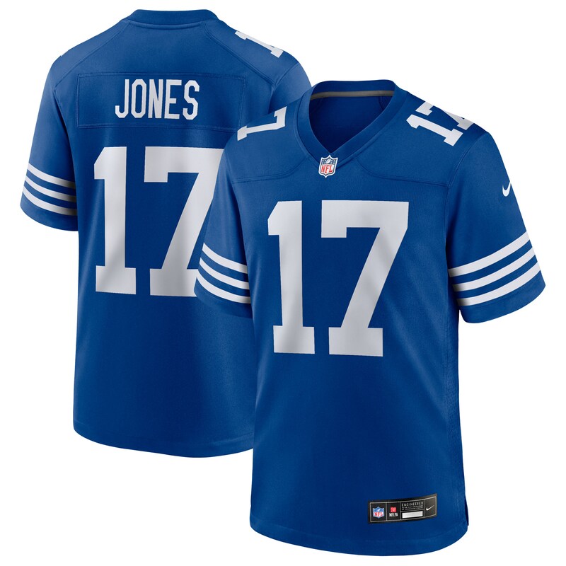 None Daniel Jones Team Captain IND Colts Premium Material Jersey