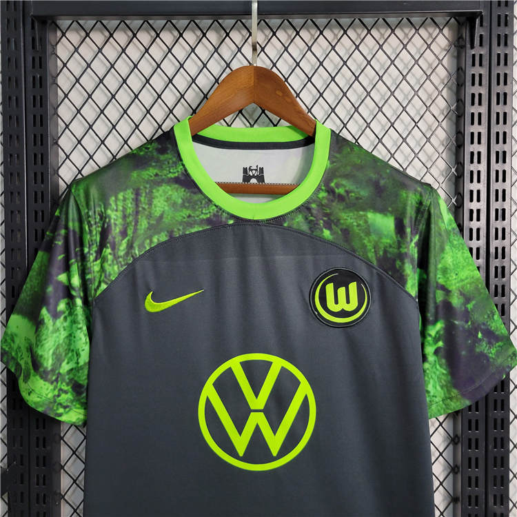 Wolfsburg 2324 Away Soccer Jersey Football Shirt - Official Replica
